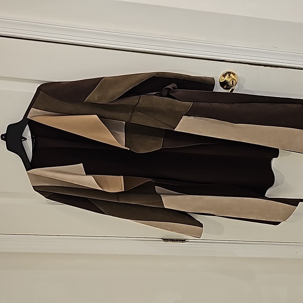 ZARA Patchwork Trench Coat